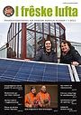 Omslag på tidning med två kvinnor vd solcell