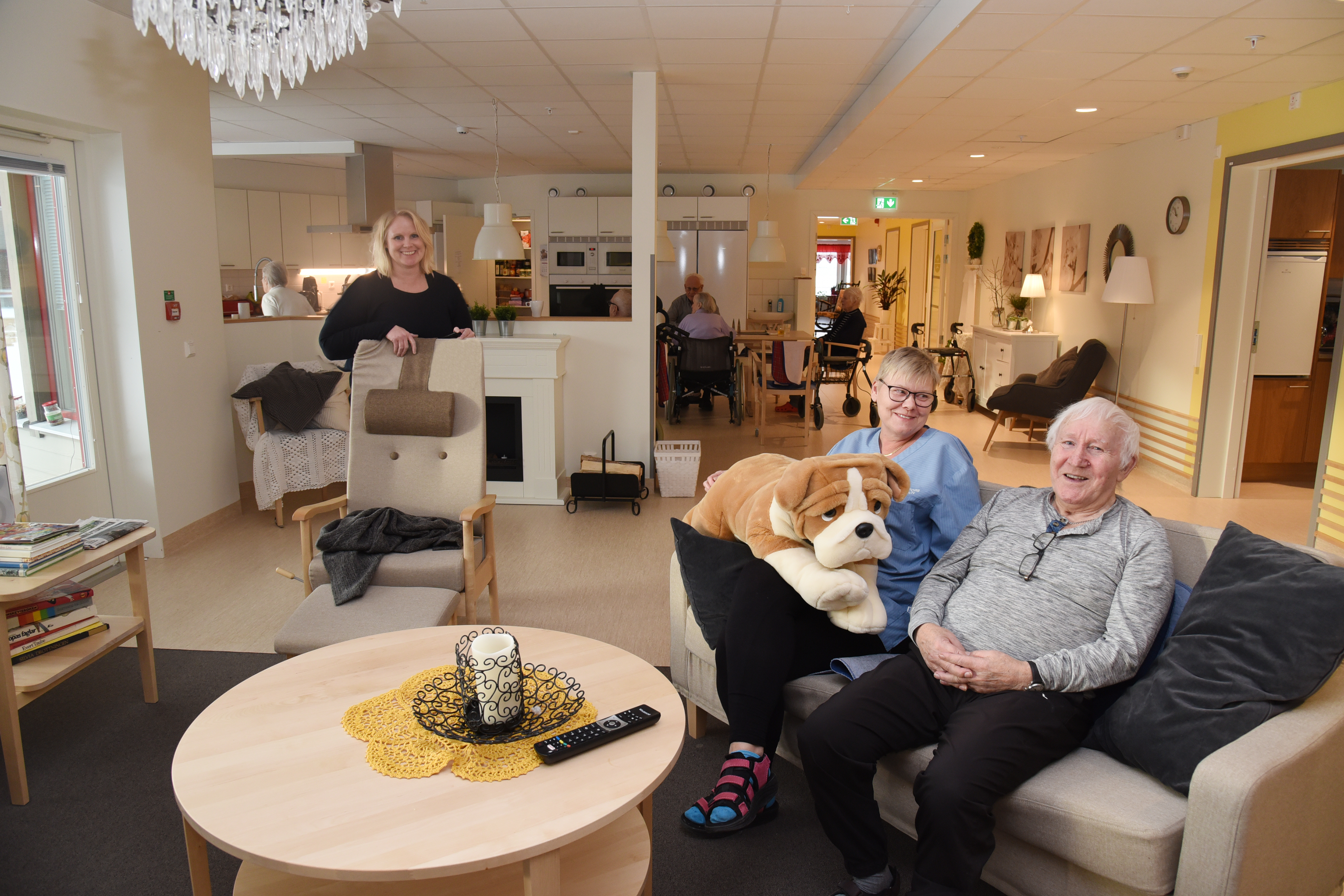 I Storfors finns Sveriges nöjdaste kunder på särskilt boende. Bror Brollan Pettersson är en av dem som trivs med stämningen på nybyggda Sjögläntan.